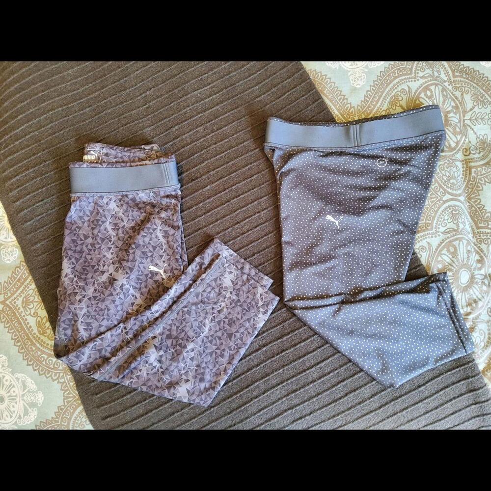 Bundle 2 pair Med Puma cropped leggings
